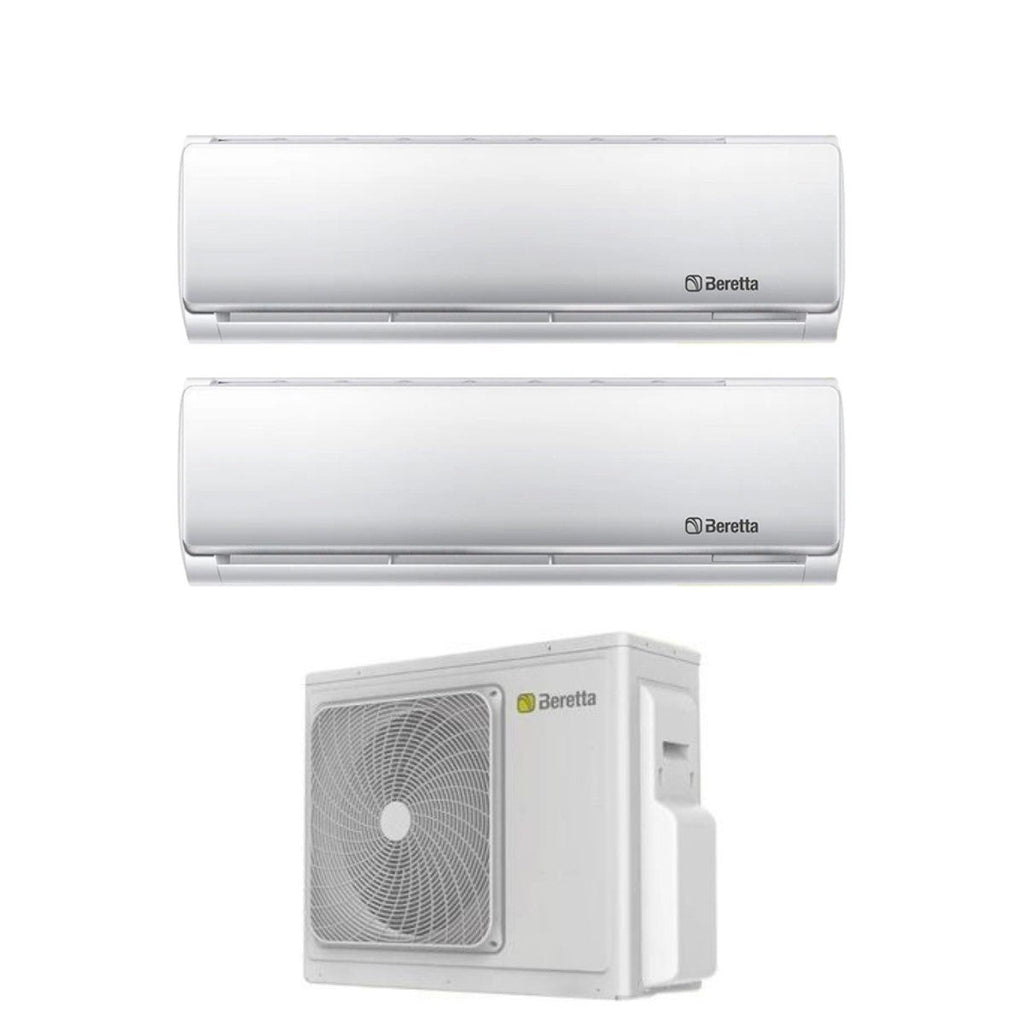 Air conditioner dual-split Beretta Breva 9+9 with 18000-2 R-32 optional Wi-Fi