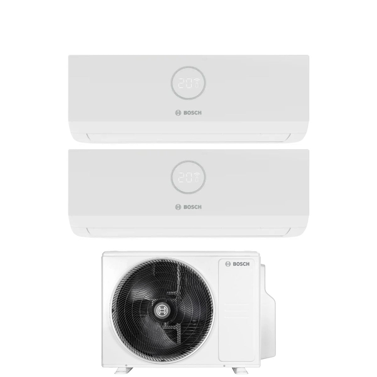 Air conditioner dual-split Bosch Climate 3000i 7+12 with CL5000M 62/3 E R-32 optional Wi-Fi