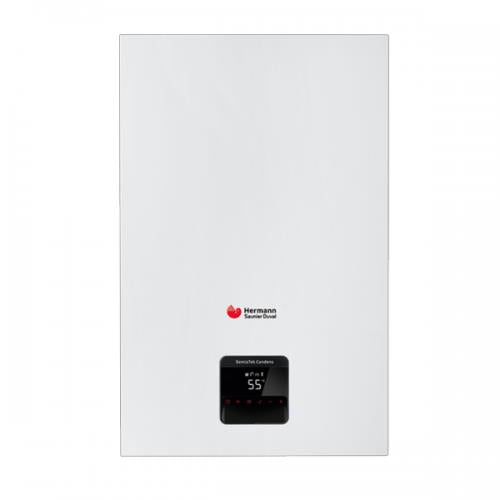 Hermann Saunier Duval Condensing Boiler THEMATEK CONDENS 28 AS/1 kW Methane or LPG Complete with Flue Kit