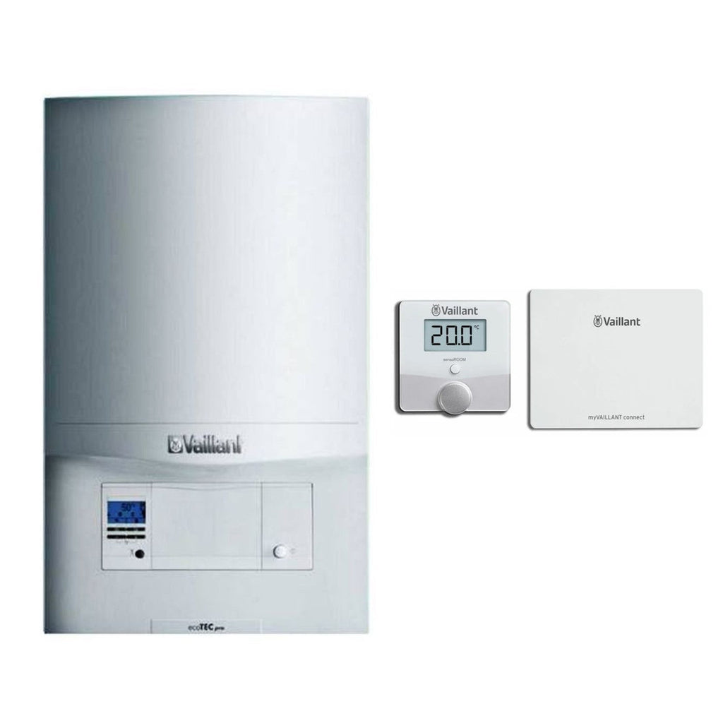 Vaillant Condensing Gas Boiler EcoTec Pro VMW 236/5-3+ with Vsmart Wi-Fi 0020256400 Methane or LPG Complete with Fume Exhaust Kit