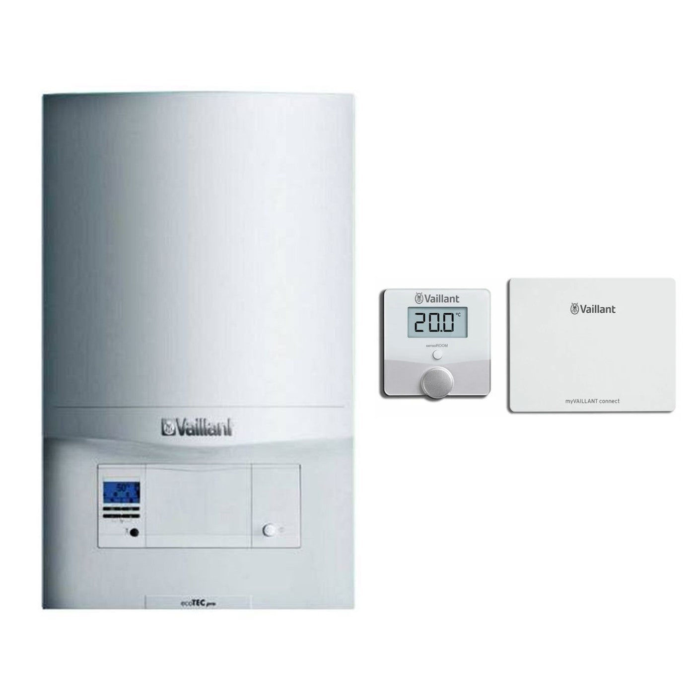 Vaillant Condensing Gas Boiler EcoTec Pro VMW 236/5-3+ with Vsmart Wi-Fi 0020256400 Methane or LPG Complete with Fume Exhaust Kit
