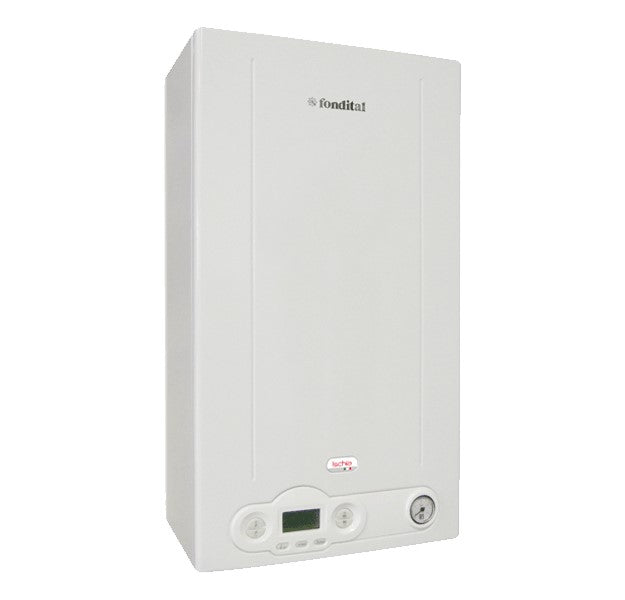Fondital ISCHIA KC 28 kW condensing boiler complete with Low NOx Methane fume exhaust kit KIOI02KC28 - ErP