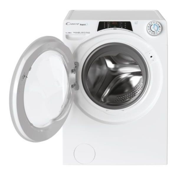 Lavatrice A Carica Frontale Candy Rapidò RO1294DWMT/1-S 9 Kg Classe A (A85xL60xP53) 1200 Giri Wi-Fi + BLE Funzione vapore Motore Inverter