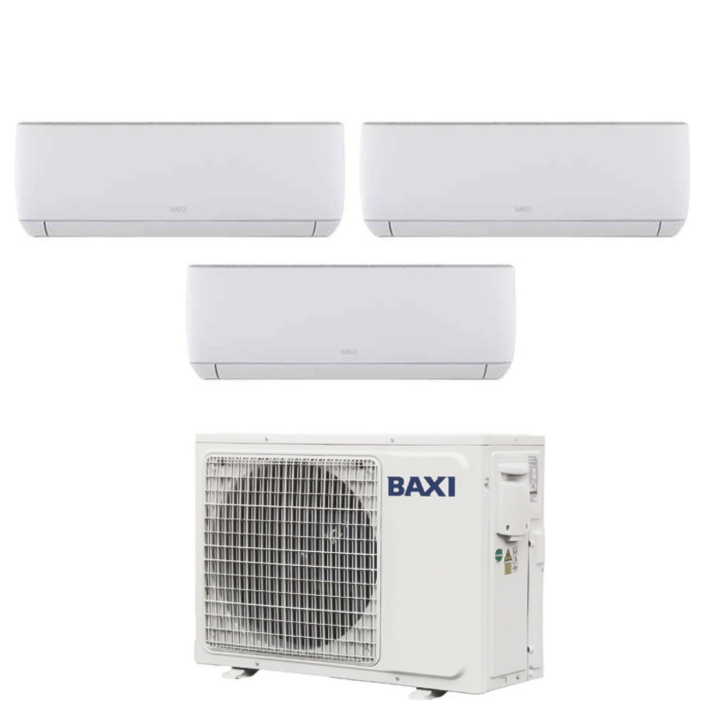 Baxi Trial Split Inverter Air Conditioner ASTRA 7+9+12 series with LSGT60-3M R-32 Wi-Fi Optional 7000+9000+12000 - New