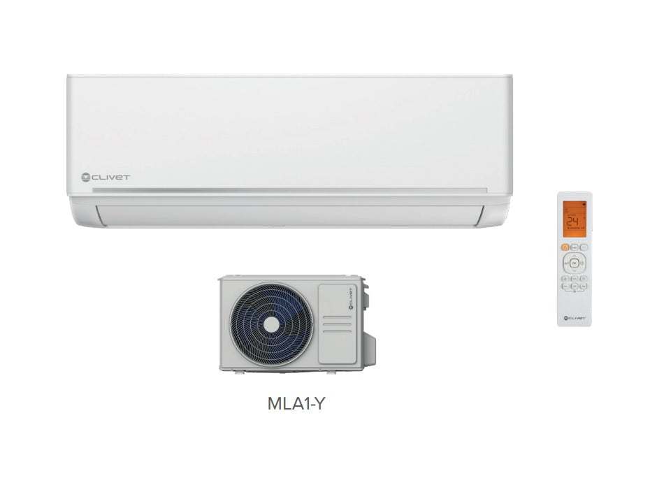 Clivet Inverter Air Conditioner EZCool Series 27M 9000 btu Wi-Fi Optional R-32 A++