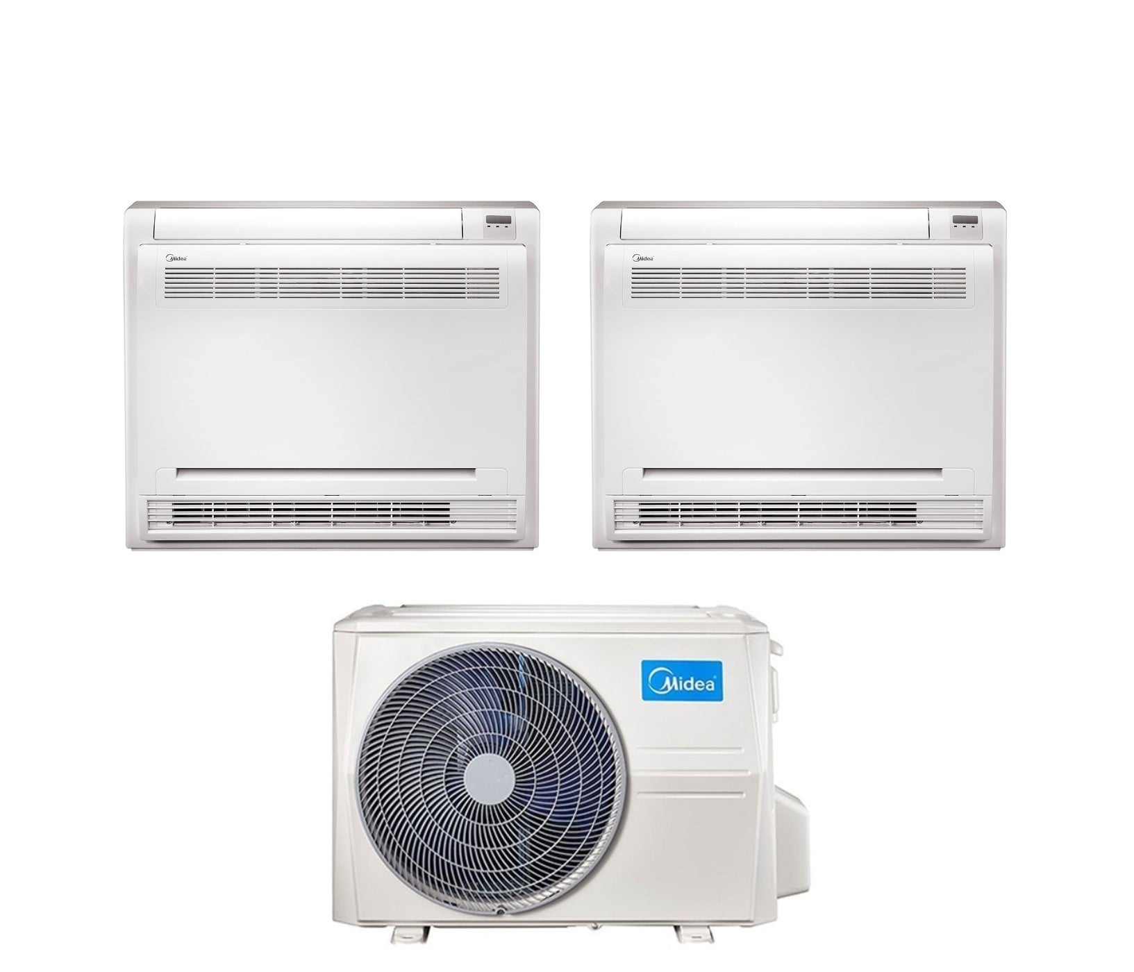 Midea Dual Split Inverter Air Conditioner Console 12+12 with M3OF-21HFN8-Q R-32 12000+12000