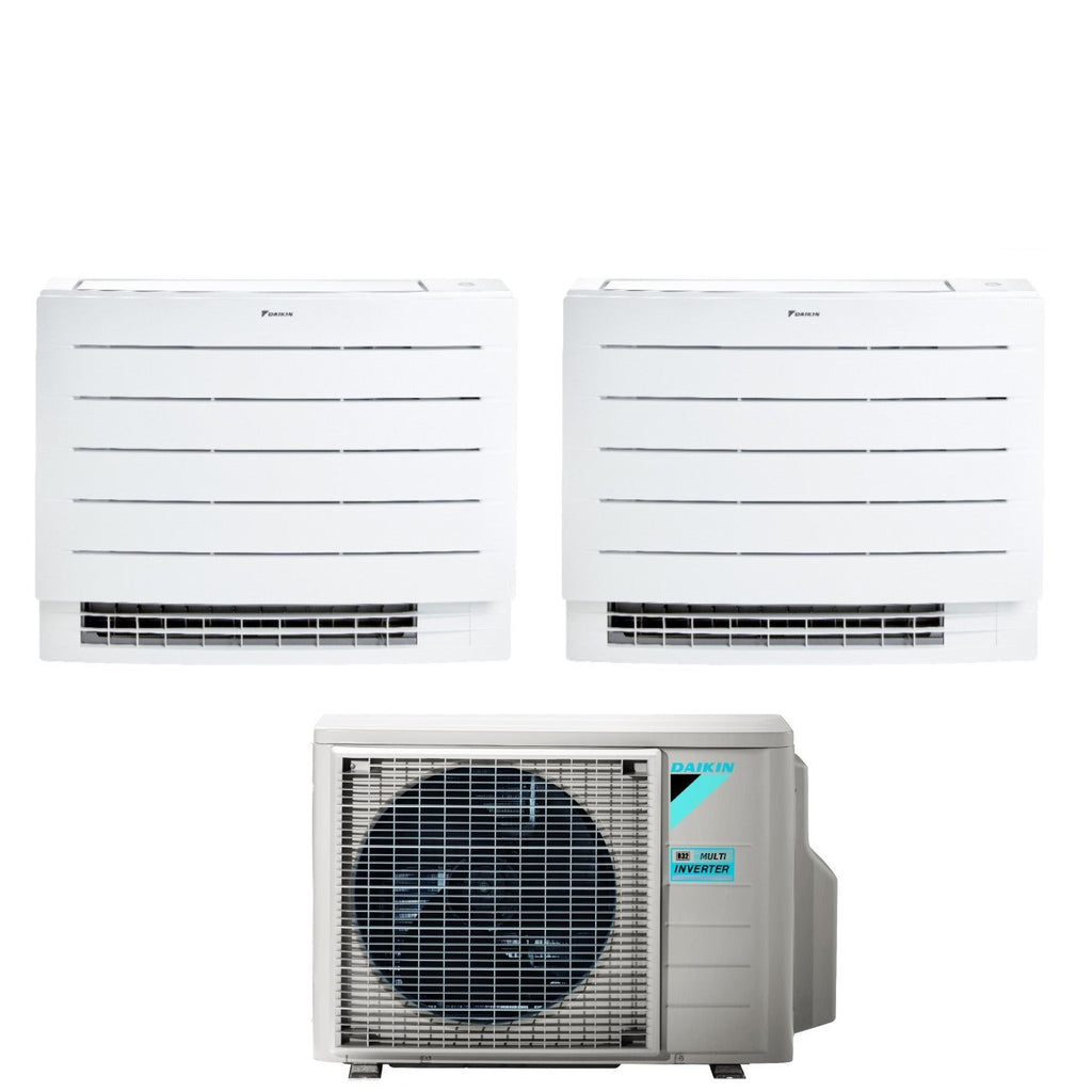 Daikin Dual Split Floor Air Conditioner PERFERA FVXM-A 7+7 series with 2MXM40A R-32 Integrated Wi-Fi 7000+7000 With Infrared Remote Control Included Italian Warranty