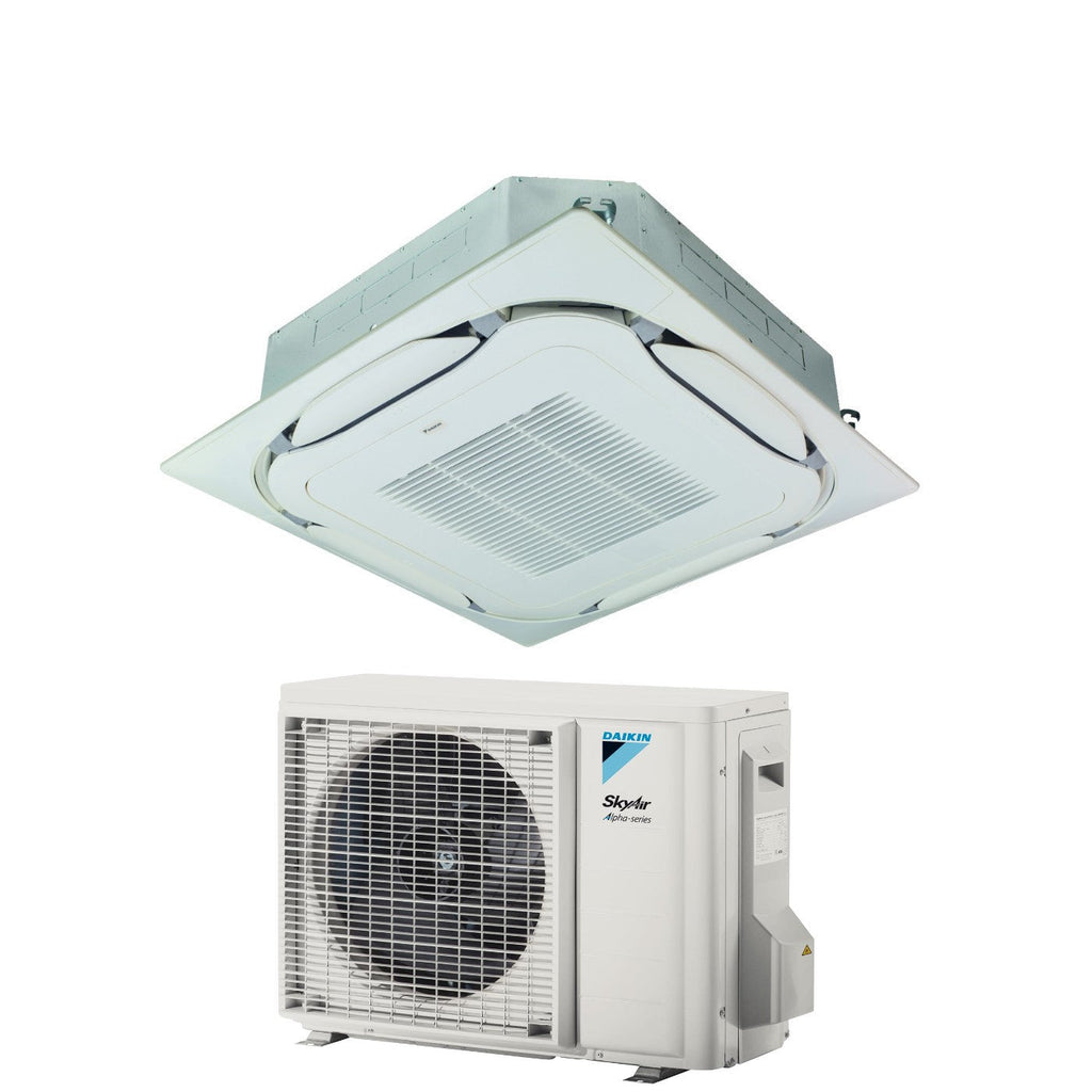 Daikin Bluevolution Round Flow Cassette Air Conditioner 18000 Btu FCAG50B + RZAG50A R-32 Wi-Fi Optional With Standard Grille Included