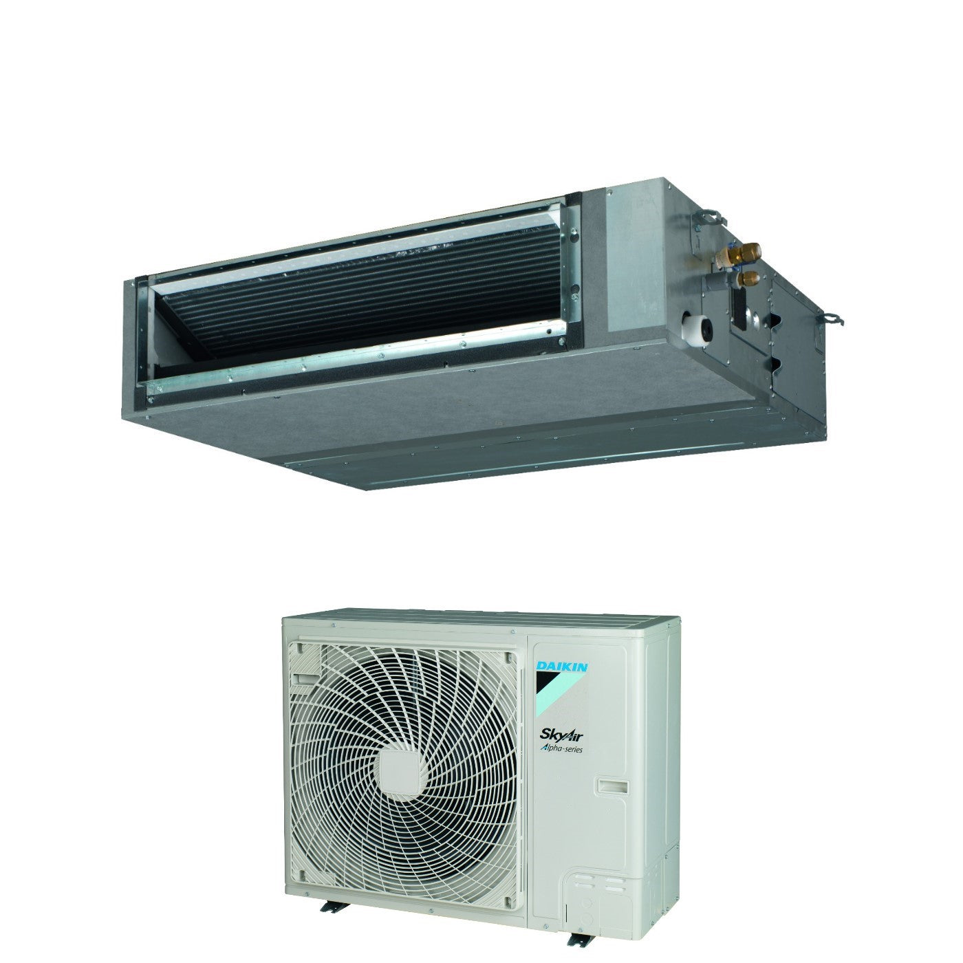 Air conditioner Daikin Bluevolution Canalizzato Canalizzabile Media Prevalenza 42000 Btu FBA125A + RZAG125NY1 Trifase R-32 optional Wi-Fi Classe A++/A+