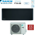 Daikin Bluevolution Inverter Air Conditioner STYLISH TOTAL BLACK series 15000 Btu FTXA42BB R-32 Integrated Wi-Fi Class A++ Black Color - Italian Warranty