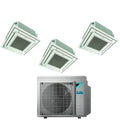 Air conditioner tri-split Daikin Bluevolution Inverter a Cassetta FFA-A 9+9+9 with 3MXM68N R-32 optional Wi-Fi with Comando a Filo e Griglia Bianca 9000+9000+9000 - Garanzia Italiana