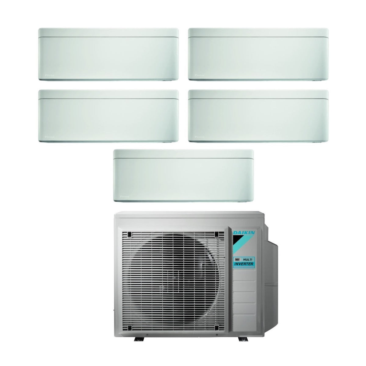 Daikin Stylish White penta-split airconditioner 5MXM90N 9000+9000+9000+9000+12000