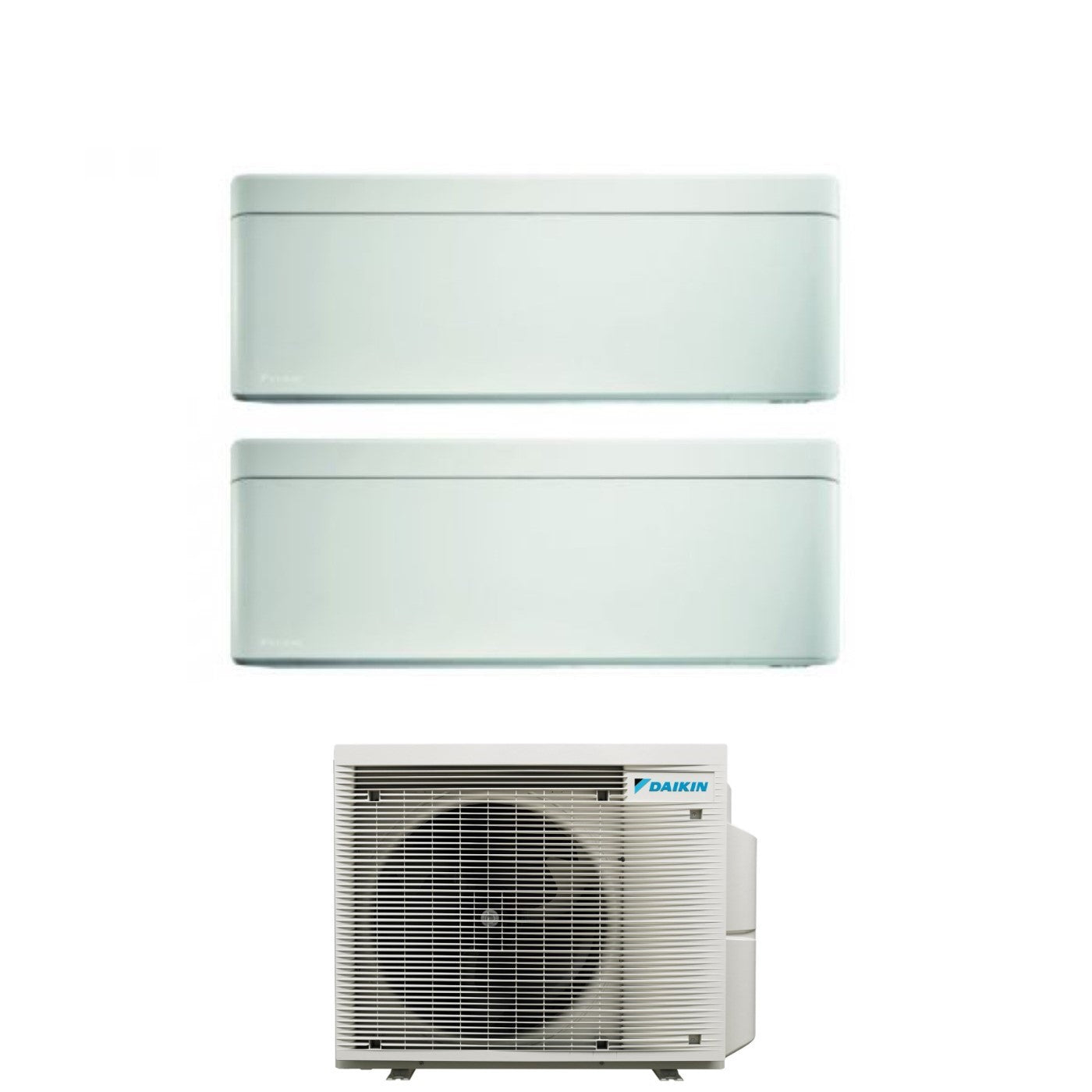 Daikin Bluevolution Dual Split Inverter Air Conditioner STYLISH WHITE 5+7 series with 2MXM40A R-32 Integrated Wi-Fi 5000+7000 White Color Italian Warranty