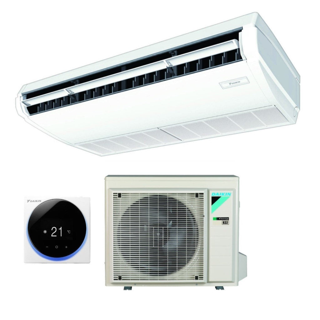 Daikin Wall Mounted Ceiling Air Conditioner DC Inverter 24000 Btu FHA71A Single Phase R-32 Wi-Fi Optional with Wire Control