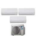 Air conditioner tri-split Daikin Inverter series SIESTA 9+9+9 with 3AMXF52A R-32 built-in Wi-Fi 9000+9000+9000