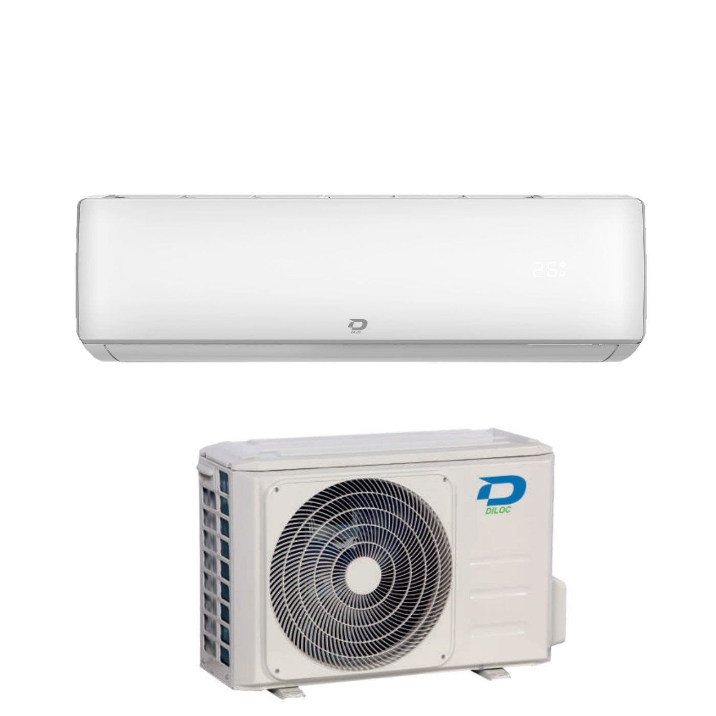 Diloc Inverter Air Conditioner SKY Plus Series 12000 Btu D.SKY12000 R-32 Integrated Wi-Fi A++ - NEW