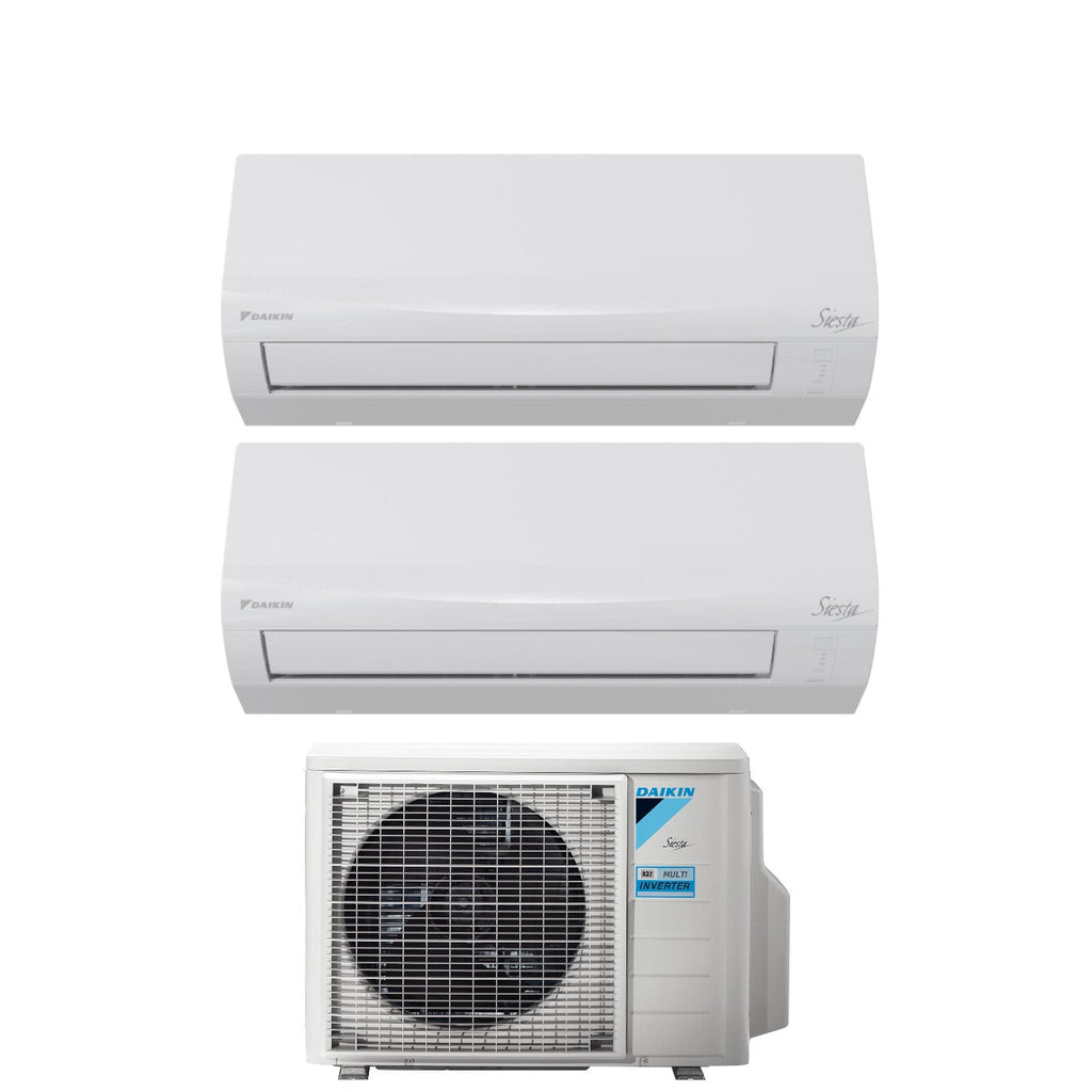 Daikin Siesta 9+12 BTU Dual-Split Air Conditioner R-32 Wi-Fi Built-in | 2AMXF50A