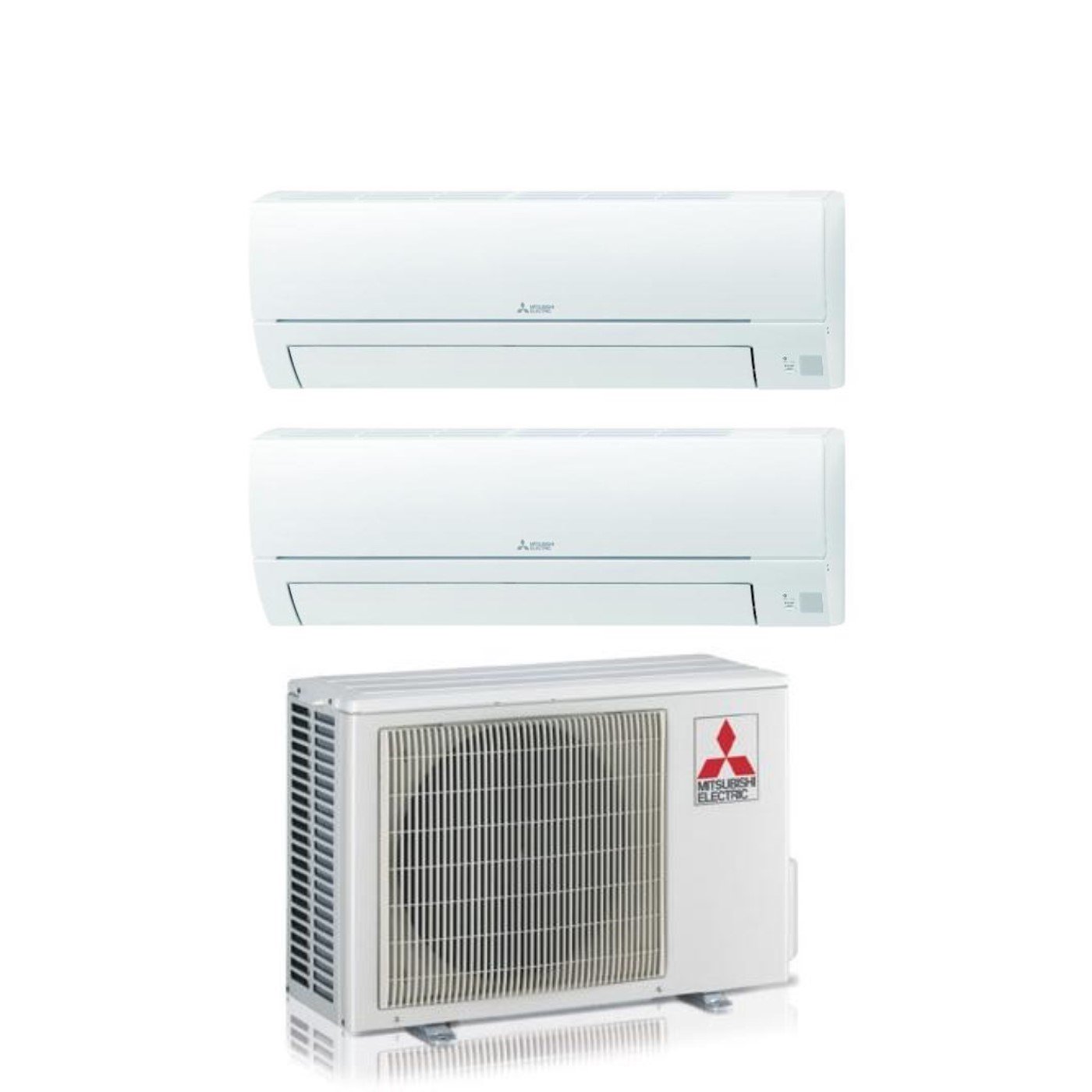 Air conditioner dual-split Mitsubishi Electric Smart Hr 9+12 with MXZ-2HA40VF R-32 optional Wi-Fi