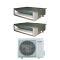Gree Ducted Air Conditioner Dual Split Inverter 9+12 with GWHD(24)NK6OO R-32 9000+12000