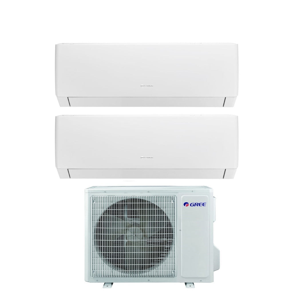 Air conditioner dual-split Gree Pular 12+12 with GWHD(18)NK6NO R-32 built-in Wi-Fi