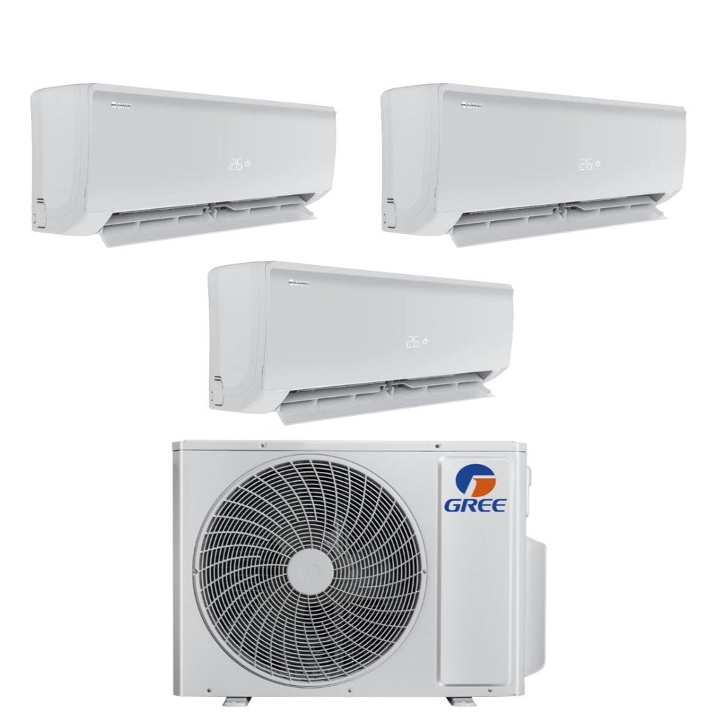 Gree Bora Plus drie-split airconditioner 9000+9000+12000 BTU