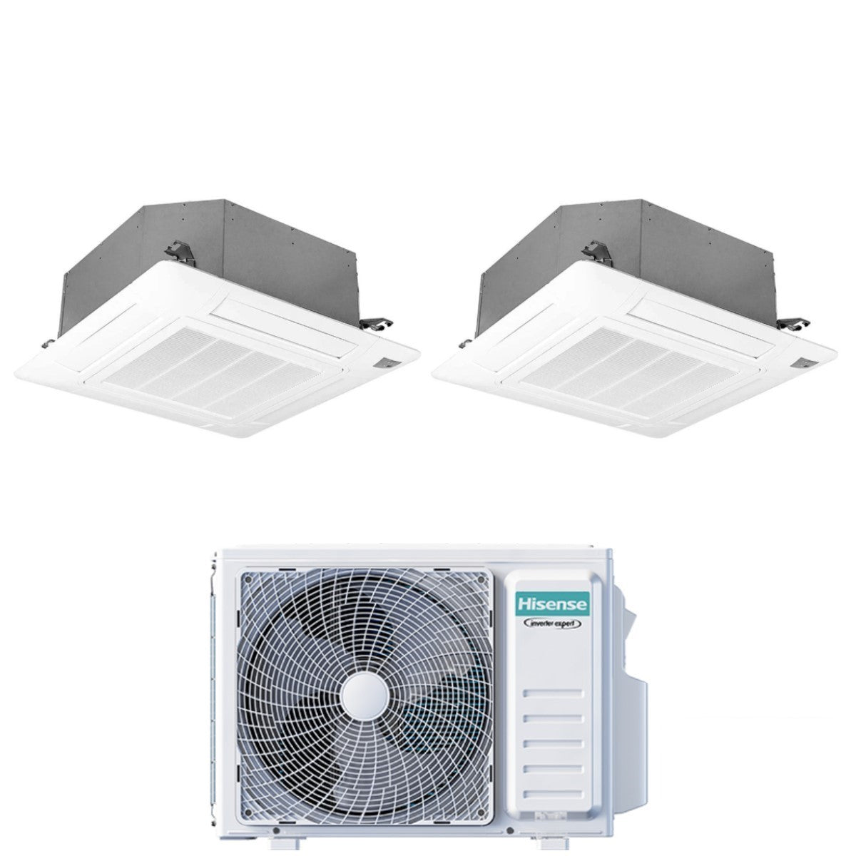 Hisense 9+12 BTU Dual-Split Air Conditioner Inverter R-32 Wi-Fi optional | 2AMW42U4RGC