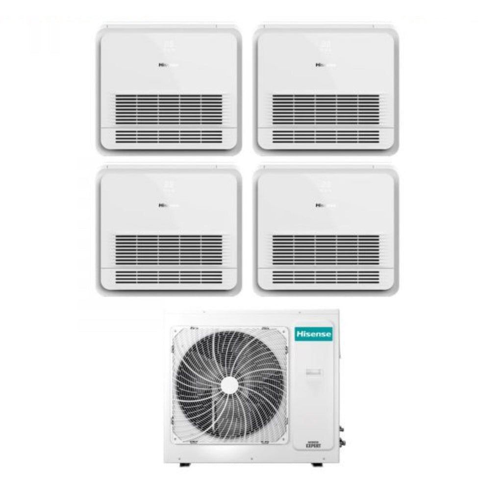 Hisense 4AMW81U4RAA Airconditioner Quad-split Console 9+9+9+12 (R-32)