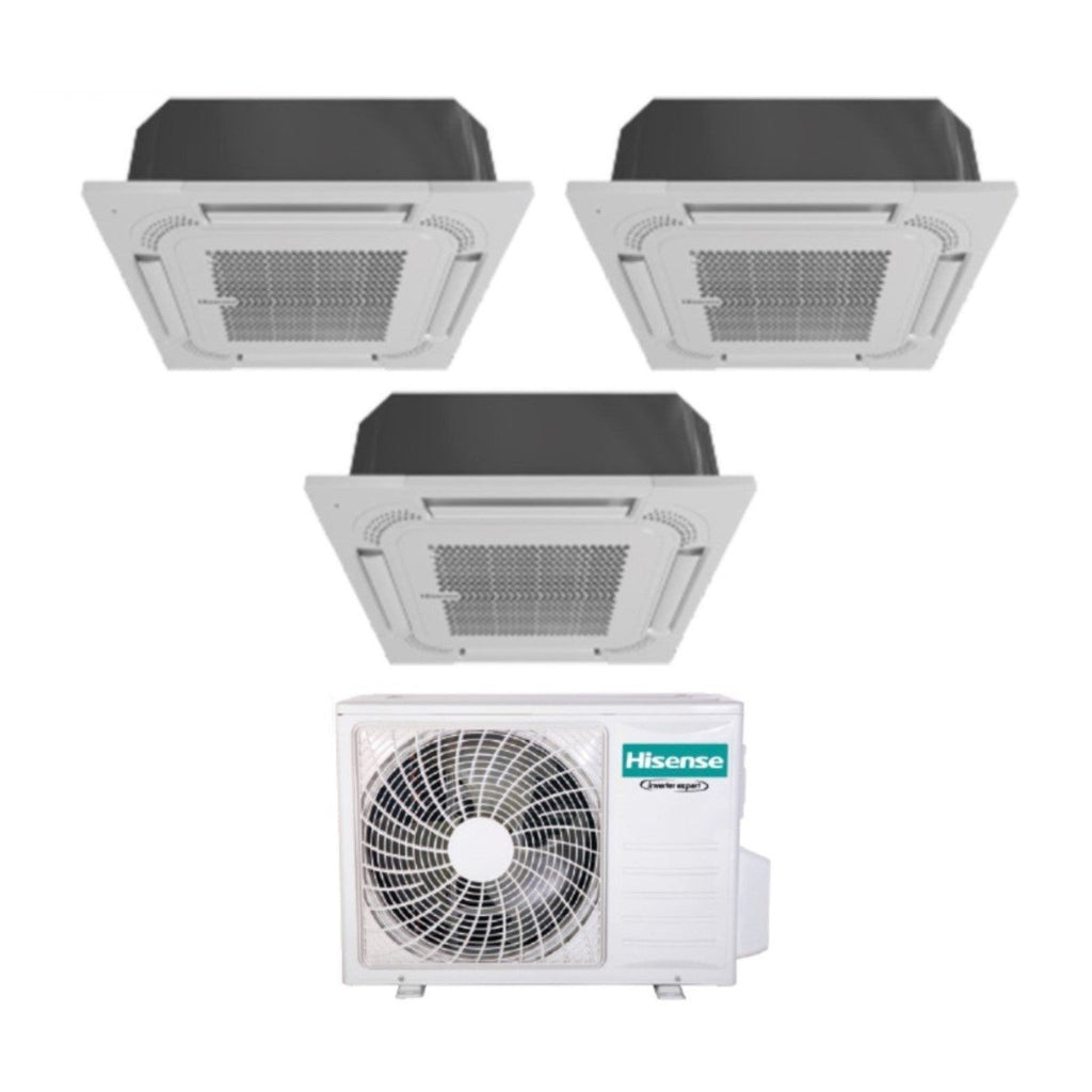 Hisense Trial Split Cassette Air Conditioner 12+12+12 with 3AMW72U4RFA R-32 Wi-Fi Optional 12000+12000+12000 - New