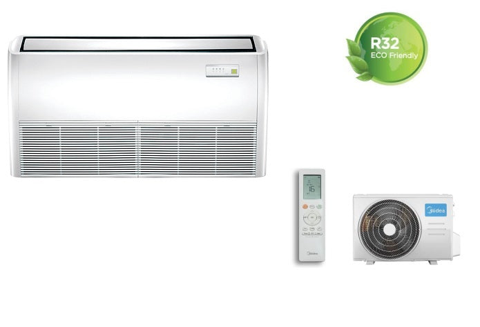 Midea Ceiling/Floor Inverter Air Conditioner 18000 btu MUEU-18HRFNX R-32 A++ complete with control - NEW