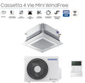 Samsung Inverter Air Conditioning Cassette 4 Way Mini Windfree 12000 btu R-32 AC035RNNDKG with panel and wired control - NEW