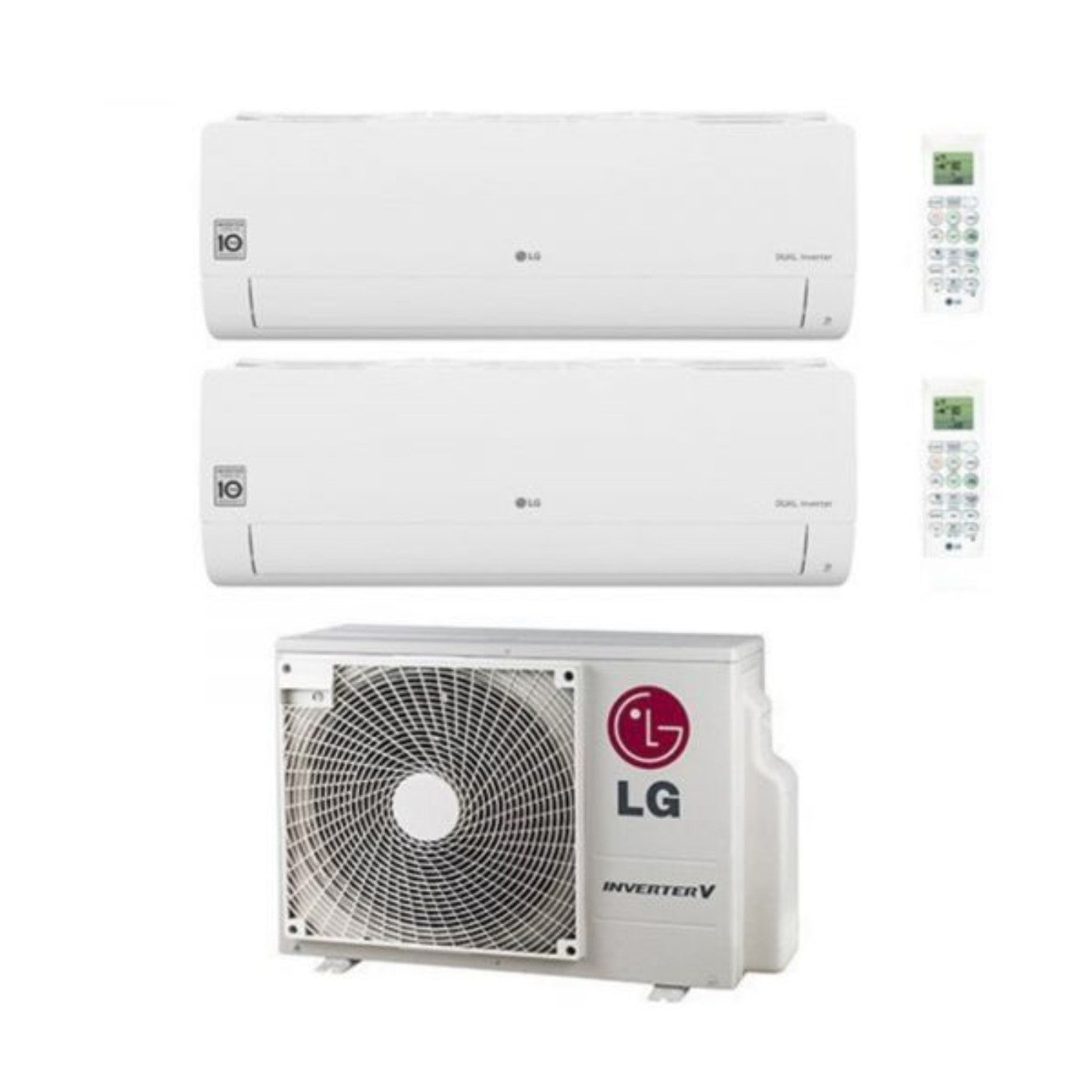 Air conditioner dual-split LG Libero Smart 18+18 with MU5R30 R-32 built-in Wi-Fi