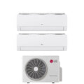 LG Dual Split Inverter Air Conditioner Libero Smart 7+7 Series with MU2R15 UL0 R-32 Integrated Wi-Fi 7000+7000 - New