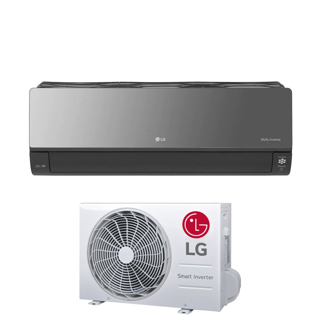 LG Inverter Air Conditioner ARTCOOL MIRROR series 12000 Btu AC12BK R-32 Integrated Wi-Fi UV Nano Voice Control Class A++/A+