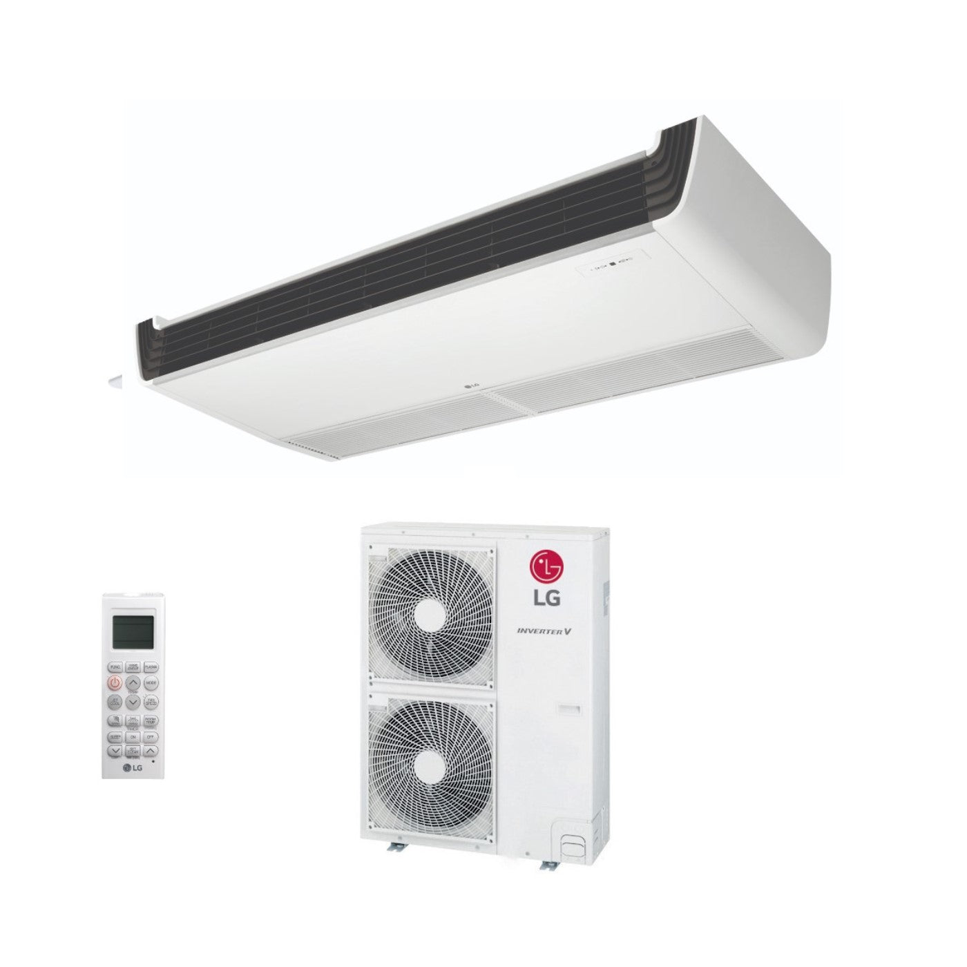 Air conditioner a Soffitto LG Standard 42000 Btu UV42F + UUD1 Monofase R-32 optional Wi-Fi with Telecomando