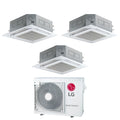 Air conditioner tri-split LG Inverter a Cassetta 12+12+12 with MU3R21 R-32 optional Wi-Fi 12000+12000+12000 with Griglia Inclusa