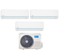 Midea Evolution 9+9+12 BTU Tri-Split Air Conditioner Inverter R-32 Wi-Fi Built-in | M3OG-21HFN8-Q