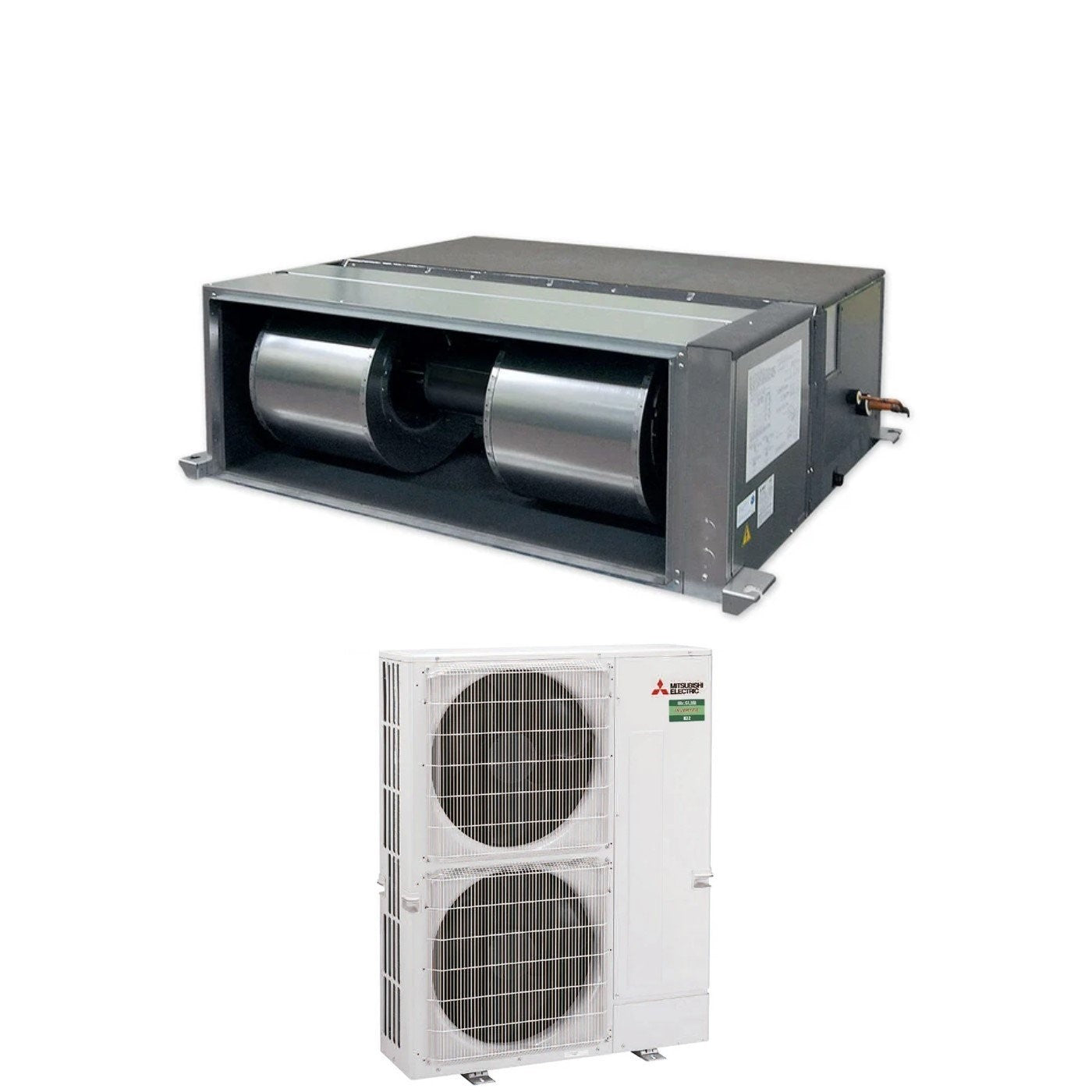 Mitsubishi Electric Air Conditioner Ducted Power Inverter High Prevalence 85000 Btu PEA-M250LA + PUZ-ZM250YKA Three-phase R-32 Wi-Fi Optional