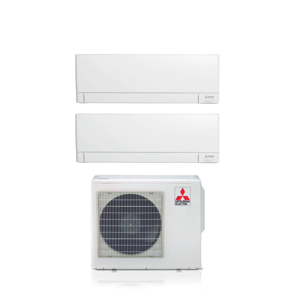 Mitsubishi Electric 12+12 BTU Dual-Split Air Conditioner R-32 Wi-Fi Built-in | MXZ-4F72VF