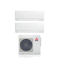 Mitsubishi Electric 12+12 BTU Dual-Split Air Conditioner R-32 Wi-Fi Built-in | MXZ-4F72VF