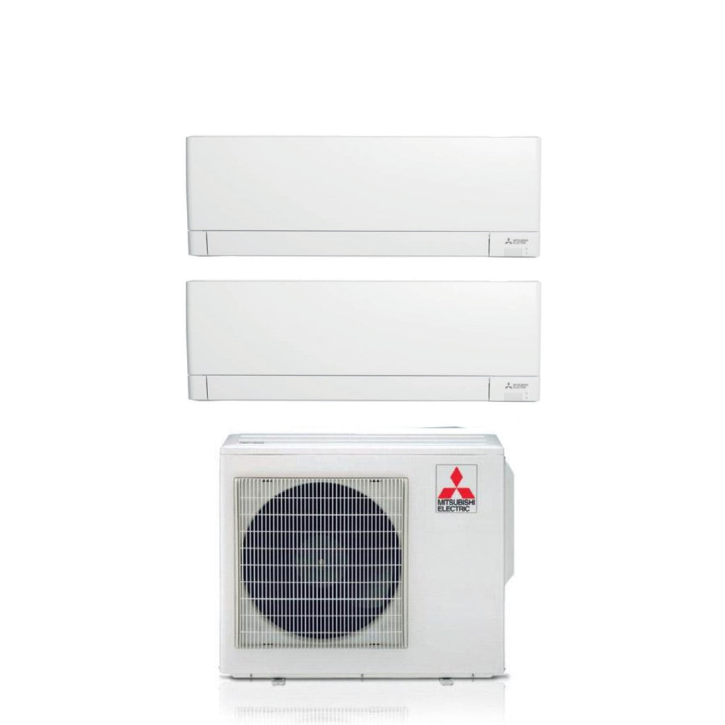 Air conditioner dual-split Mitsubishi Electric MSZ-AY 18+18 MXZ-3F54VF R-32 built-in Wi-Fi