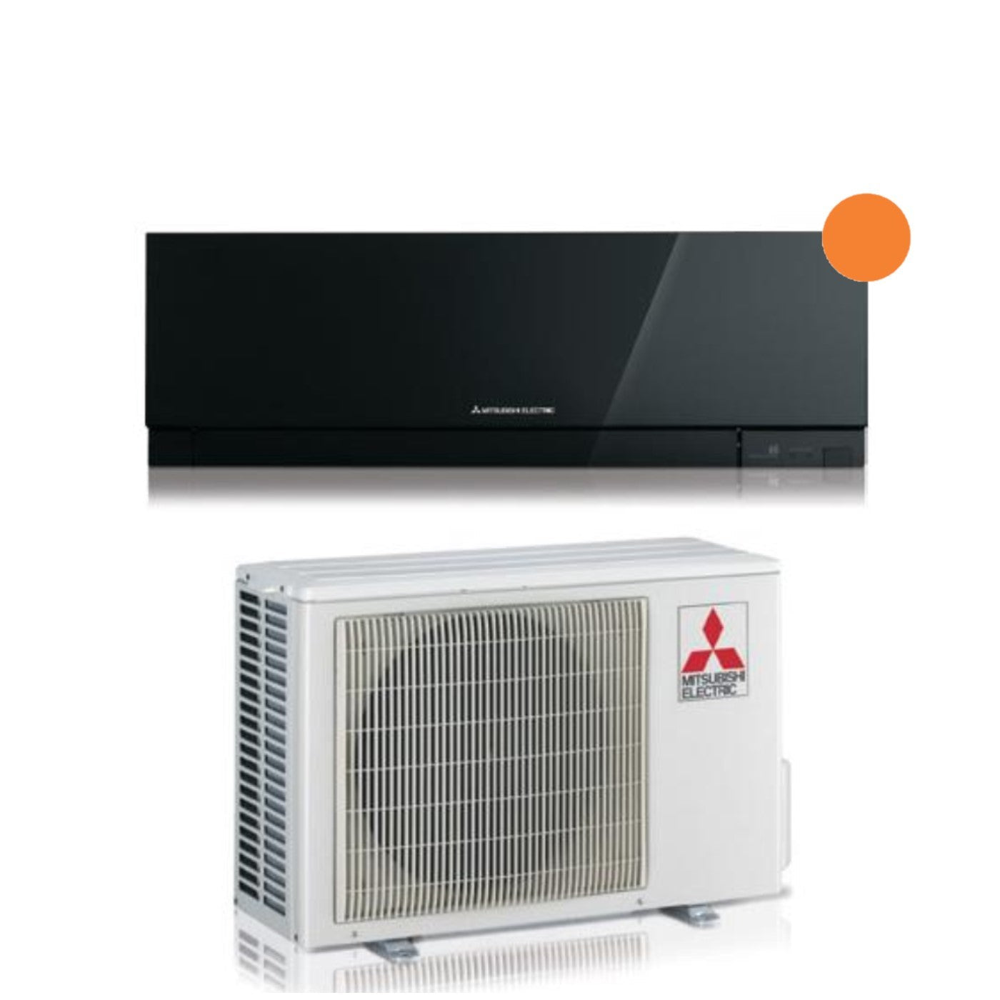 Mitsubishi Electric Inverter Air Conditioner Kirigamine ZEN R-32 Black 9000 btu MSZ-EF25VGKB Black Integrated Wi-Fi - (New)