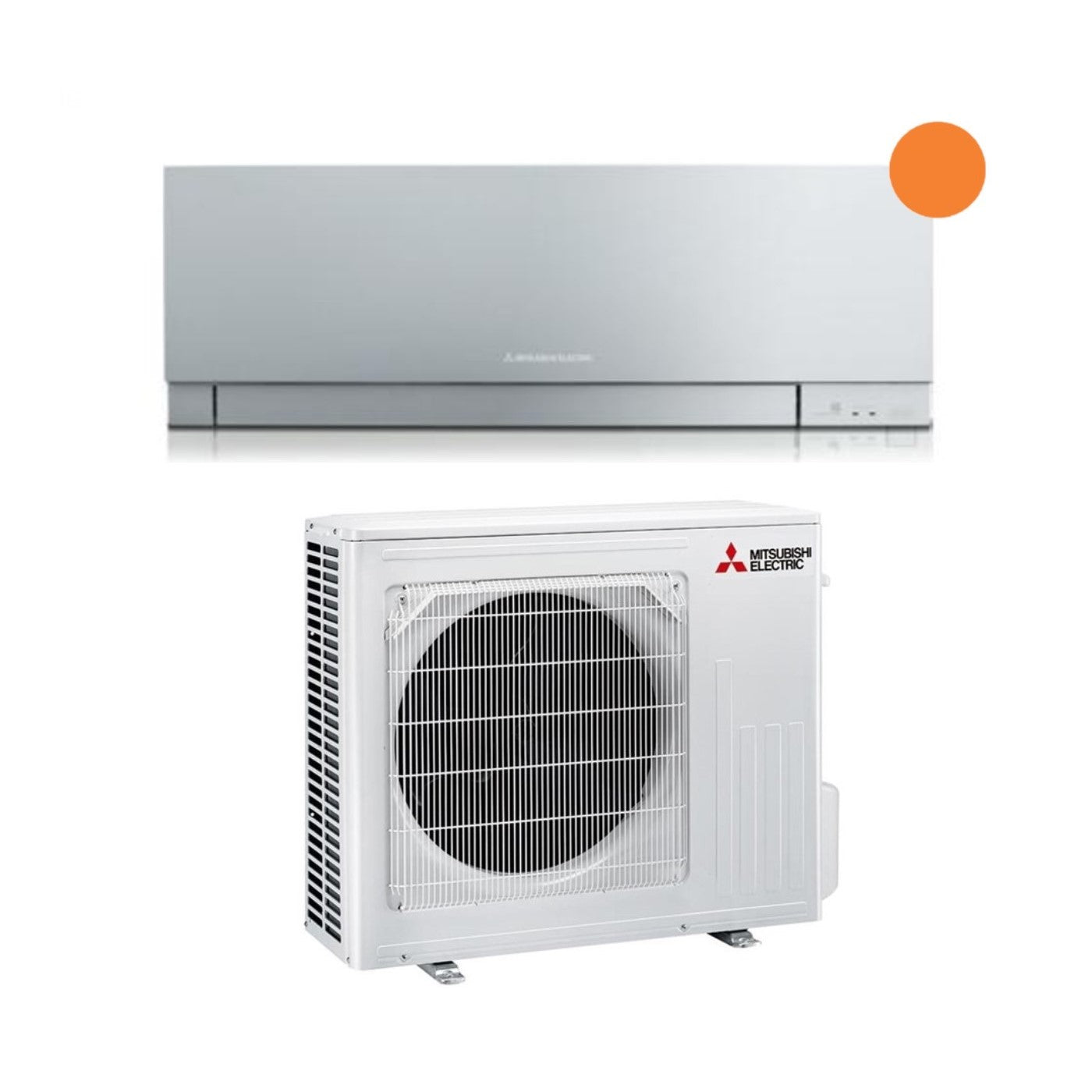 Mitsubishi Electric Inverter Air Conditioner Kirigamine ZEN R-32 Silver 18000 btu MSZ-EF50VGKS Silver Integrated Wi-Fi - (New)