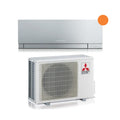Mitsubishi Electric Inverter Air Conditioner Kirigamine ZEN R-32 Silver 9000 btu MSZ-EF25VGKS Silver Integrated Wi-Fi - (New)
