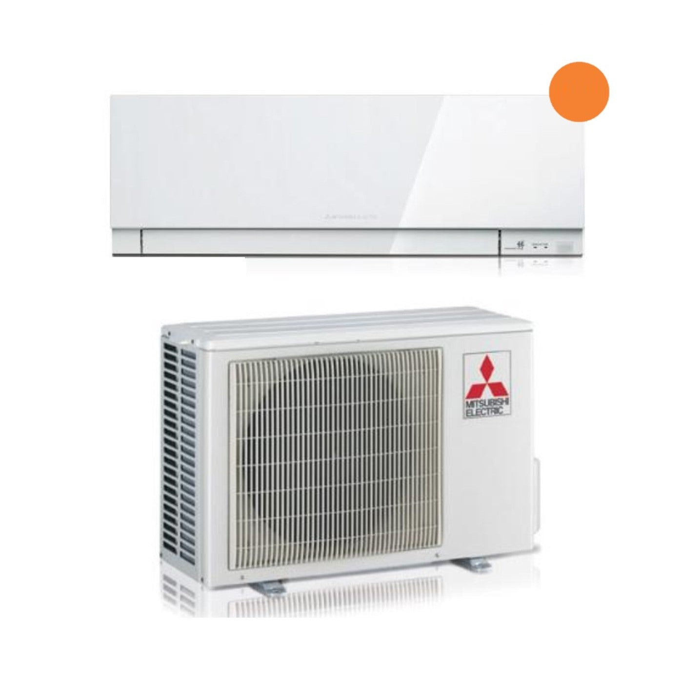 Mitsubishi Electric Inverter Air Conditioner Kirigamine ZEN R-32 White 12000 btu MSZ-EF35VGKW White Integrated Wi-Fi - (New)