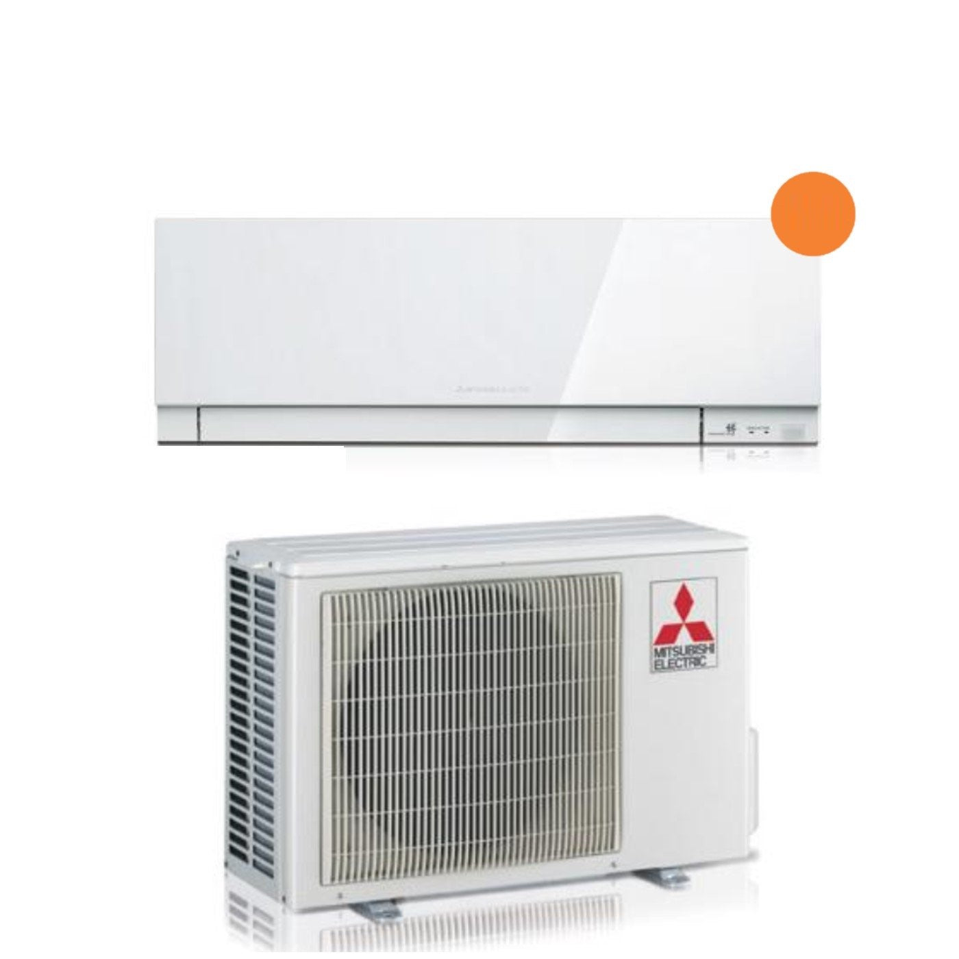 Mitsubishi Electric Inverter Air Conditioner Kirigamine ZEN R-32 White 15000 btu MSZ-EF42VGKW White Integrated Wi-Fi - (New)