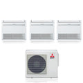 Mitsubishi Air Conditioner Floor Trial Split Inverter MFZ-KT 9+9+9 series with MXZ-3F54VF3 R-32 9000+9000+9000 - New
