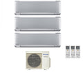 Air conditioner tri-split Panasonic Etherea Silver 9+9+9 with CU-3Z52TBE R-32 built-in Wi-Fi