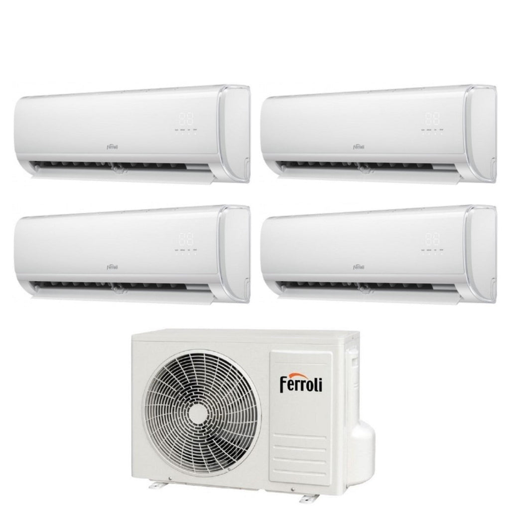 Air conditioner quad-split Ferroli Giada M 9+9+9+9 with 28-4 R-32 built-in Wi-Fi