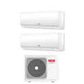 Air conditioner dual-split Riello Aaria Plus I 9+12 with AARIA MULTI 370 PI R-32 built-in Wi-Fi