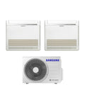Air conditioner dual-split Console Samsung 9+12 with AJ050TXJ2KG/EU R-32 with Telecomando